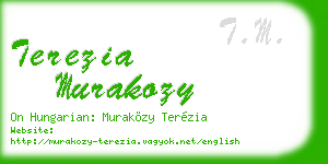 terezia murakozy business card