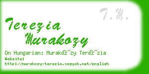 terezia murakozy business card